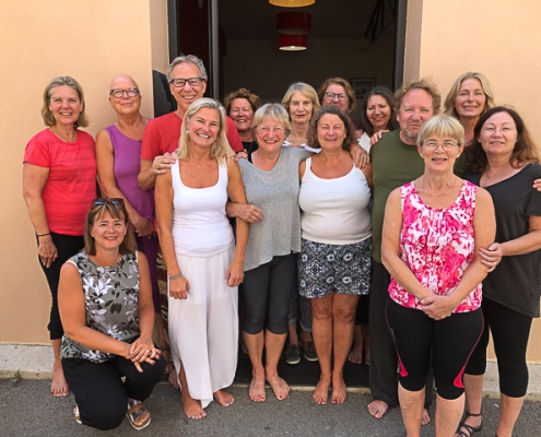 Några av deltagarna från retreat i Antibes 2019