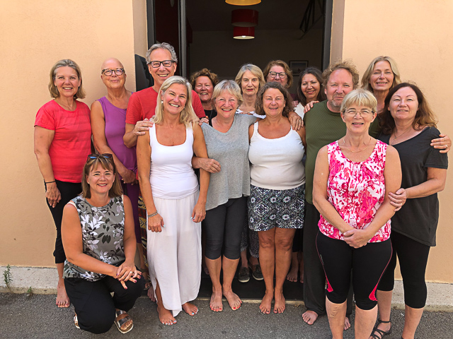 Några av deltagarna från retreat i Antibes 2019